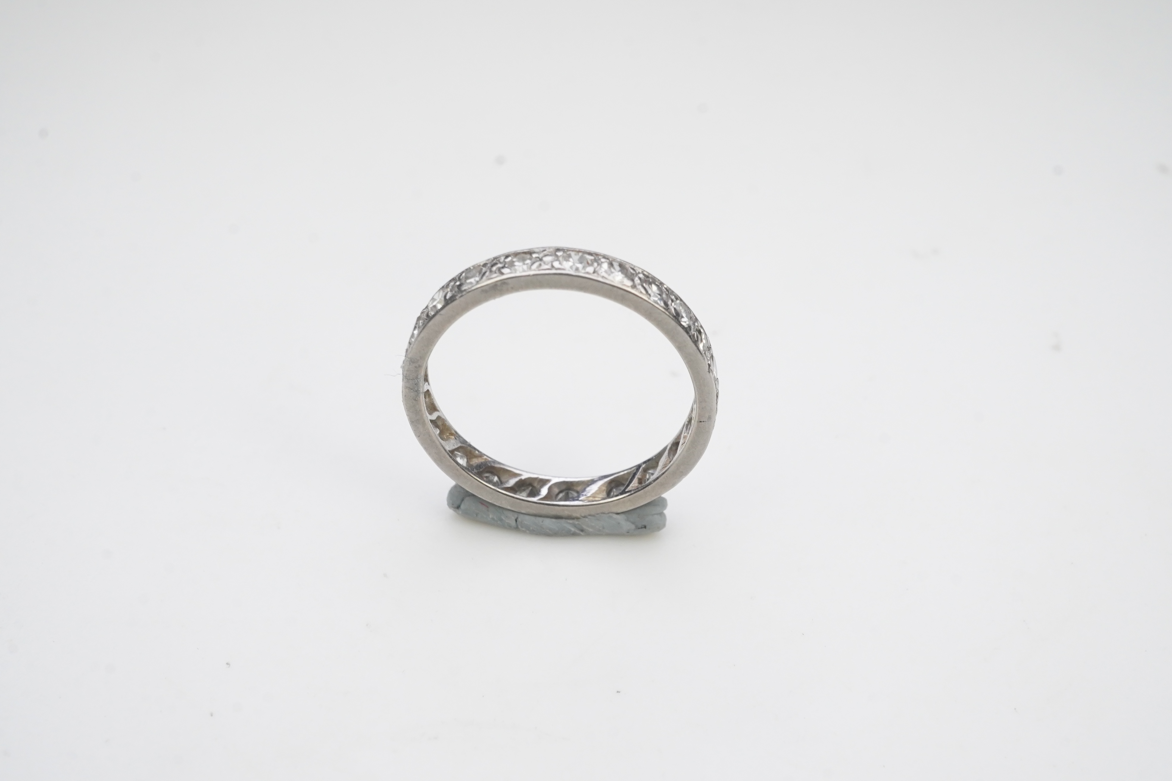 A diamond eternity ring, mid 20th century
